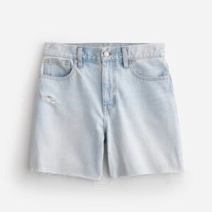 Madewell NQ236 The 90s Mid-length Jean short Pearlman was size 24 Repaired